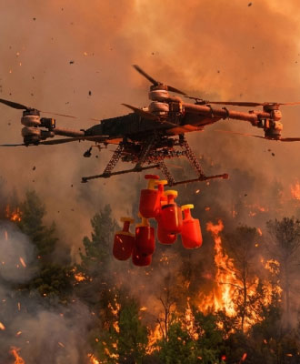 차세대 무인 소화 및 재난 대응 시스템 이미지